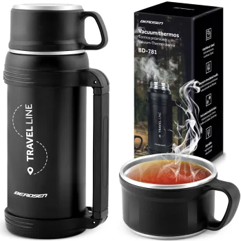 Berdsen BD-781 Vacuum Flask 1500 ml, Black