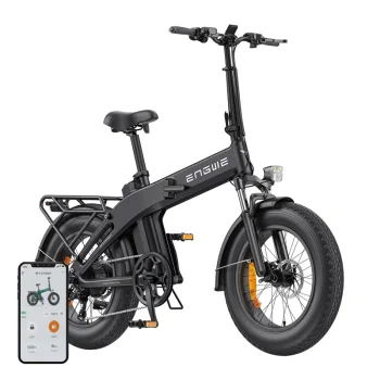 Sulankstomas elektrinis dviratis ENGWE EP-2 3.0 Boost 250W 20", Black