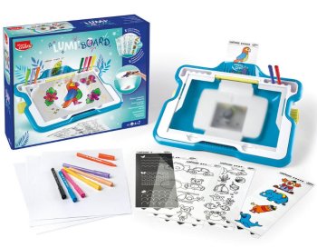 Maped Creativ Lumi Board Light Up Tracing Pad with 250 Stencils