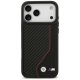 BMW M Carbon Line dėklas, skirtas iPhone 17 Pro Max, su MagSafe, raudonas