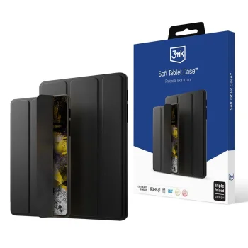 3mk Soft dėklas, skirtas Samsung Galaxy Tab A9, juodas