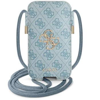 Guess Phone Handbag (6.7") GUPHL4GMGBL 4G Big Metal Logo, Blue