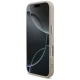 Guess 4G Triangle Logo MagSafe dėklas iPhone 18 Pro / 17 Pro, rausvo aukso