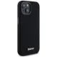 DKNY dėklas iPhone 14 / 15 / 13 telefonui Liquid Silicone MagSafe, juodas