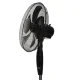 Longwell Industrial Ltd H-067 Pedestal Fan 45W, 3 Modes, Black