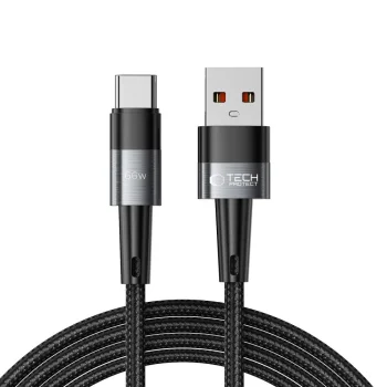 Tech-Protect UltraBoost USB-C į USB-C laidas 66W 6A 2m, pilkas