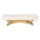 Electric SPA Beauty Bed Sillon Siesta, cream with light brown base