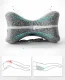 Anatomical Orthopedic Knee Leg Cushion Pillow with Memory Foam, Pink
