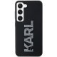 Karl Lagerfeld Samsung Galaxy S23 Case 3D Rubber Glitter Logo, Black