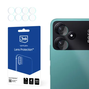 3mk Lens Protection hibridinis kameros stiklas Poco M6 Pro 5G