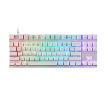 Mechaninė žaidimų klaviatūra Motospeed K82 RGB, balta