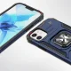 Wozinsky Ring Armor dėklas telefonui iPhone 14 Plus su žiediniu laikikliu ir stovu, mėlynas