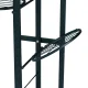 ModernHome PJJPS0014 metalinis 6 lentynų gėlių stovas, juodas