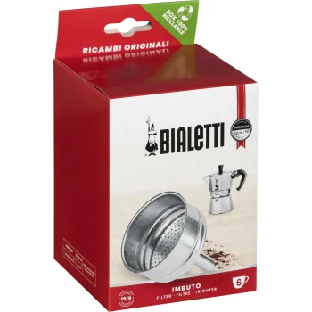Bialetti atsarginis kavos piltuvėlis 6 puodelių kavinukams, sidabrinis