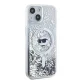 Karl Lagerfeld dėklas iPhone 13 / 14 / 15 su MagSafe, Liquid Glitter Choupette Head