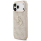 Guess 4G Big 4G Classic Logo dėklas iPhone 17 Pro Max, rožinio aukso