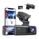 Vaizdo registratorius REDTIGER F7NP 4K + 1080p su 128 GB kortele, Wi-Fi 6 ir GPS