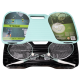 Badminton set with net, 2 rackets and case, Trizand 25515