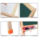 Children\'s Double-Sided Adjustable Height Magnetic Drawing Board Blackboard with Accessories (Crayons, Letters,...
