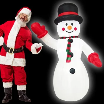 Pripučiamas sniego senis su LED apšvietimu, 180 cm
