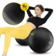 4FIZJO Peanut Air Ball Gymnastic Ball 45 x 90 cm, Black