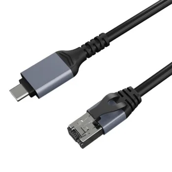 USB-C į RJ45 Gigabit Ethernet adapterio laidas CAT6, 3m