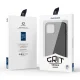 Dux Ducis Grit dirbtinės odos dėklas iPhone 14 Plus su MagSafe, juodas