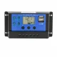 60A Solar Charge Controller PWM 12V 24V Regulator with LCD Display and Dual USB