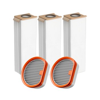 UWANT V500 Vacuum Bags (3pcs) + HEPA Filters (2pcs) Set
