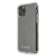Guess iPhone 11 Pro Max dėklas Glitter, sidabrinis