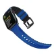 Uniq Linus Airosoft silikoninis dirželis Apple Watch 42/44/45/49mm, mėlynas