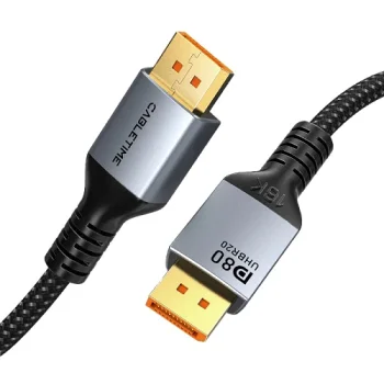 DisplayPort laidas DisplayPort - DisplayPort 2.1, 16K, 2 m, juodas