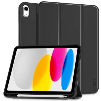 Tech-Protect SC Pen atverčiamasis dėklas iPad 10.9" (2022), juodas