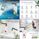TUYA išmanusis automatinis jungiklis 1P, Wi-Fi, RS485, 63A