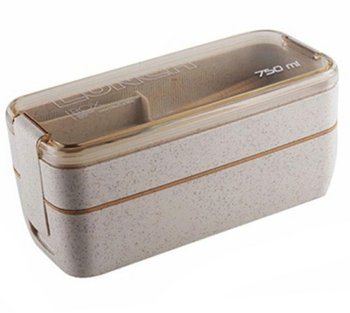Priešpiečių dėžutė Lunch Box 750 ml, smėlio spalvos