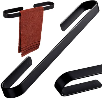 Sieninis rankšluosčių pakabos rėmas iš metalo, 30 cm, juodas