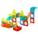 Ricokids RK-763 Magnetic Blocks with Lights, 70+ Pieces