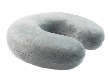 Travel Neck Pillow DA485 Memory Foam, Grey