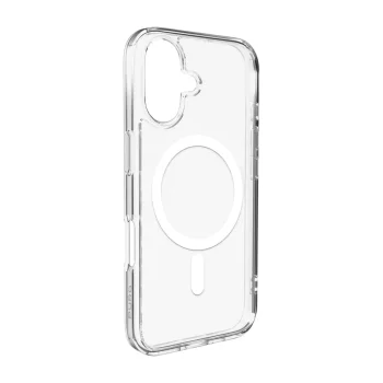 Puro Lite Mag dėklas, skirtas iPhone 17, su MagSafe, skaidrus / baltas