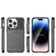 Apsauginis dėklas iPhone 14 Pro Max „Thunder Case“, juodas