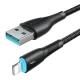 Joyroom SA32-AL3 USB-A į Lightning laidas 3A 1m juodas