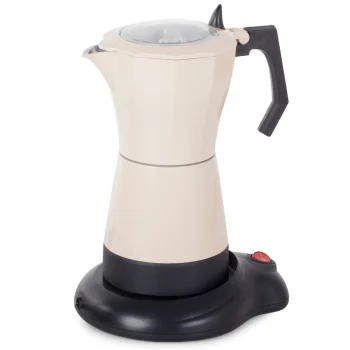 Elektrinis moka kavinukas 112347, 300 ml, baltas/smėlio