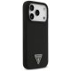 Guess Silicone Triangle Logo MagSafe dėklas iPhone 17 Pro Max, juodas