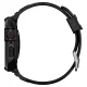 Spigen Rugged Armor Pro dėklas su dirželiu Apple Watch (44/45mm), juodas