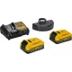 Akumuliatorinis kampinis šlifuoklis DeWalt DCG405S2T-QW 18V 125 mm (2x 3.5Ah)