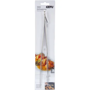 Virtuvinis pincetas Gefu SOCO, 30.4 cm, sidabrinis
