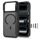 Tech-Protect MagStand MagSafe CC dėklas iPhone 18 Pro / 17 Pro su stovu, Matte Black