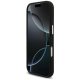 Mercedes AMG Silicone Oversize Rhombs MagSafe dėklas iPhone 17 telefonui, juodas