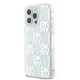 DKNY Liquid Glitter Multilogo dėklas iPhone 15 Pro Max telefonui, baltas