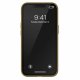 Adidas dėklas iPhone 13 Pro Max telefonui, OR Molded PU, smėlinis / auksinis